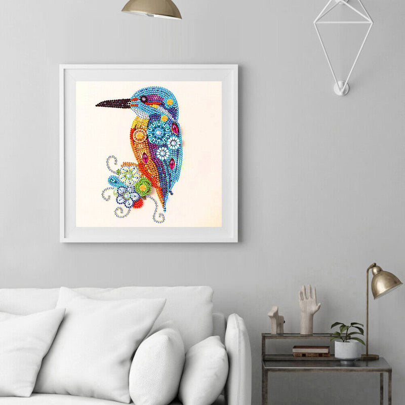 5D Partial Special Shaped Diamond Painting Hummingbird Poster Kit (UP262) Newly