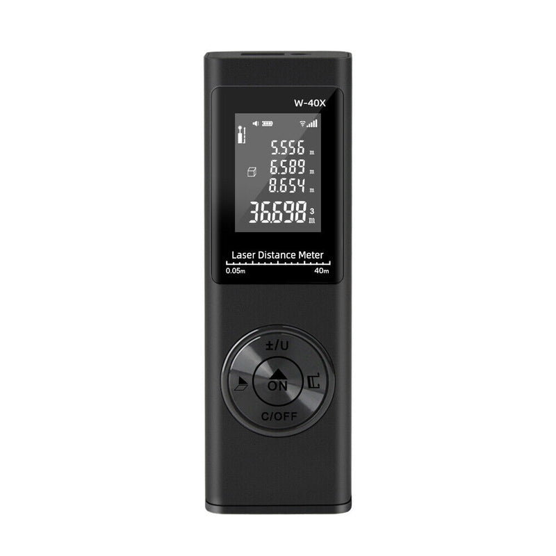 40m Digital Rangefinder HD Distance Meter Electronics Ruler Portable Home Tools
