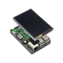 JUNERAIN 3.5 Zoll LCD HDMI Display Touch Screen + ABS Gehäuse für Raspberry Pi 3