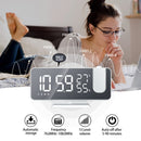 Projector Alarm Clock, LED Digital Alarm Clock Radio for Home, Office (1)