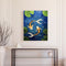 Goldfish in the Pond Oil Paint By Numbers DIY Canvas Wall Art Picture Home