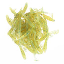 50pcs 50mm/2g Soft Lures Artificial Loach Fishing Bait Swimbait Worm Tackle
