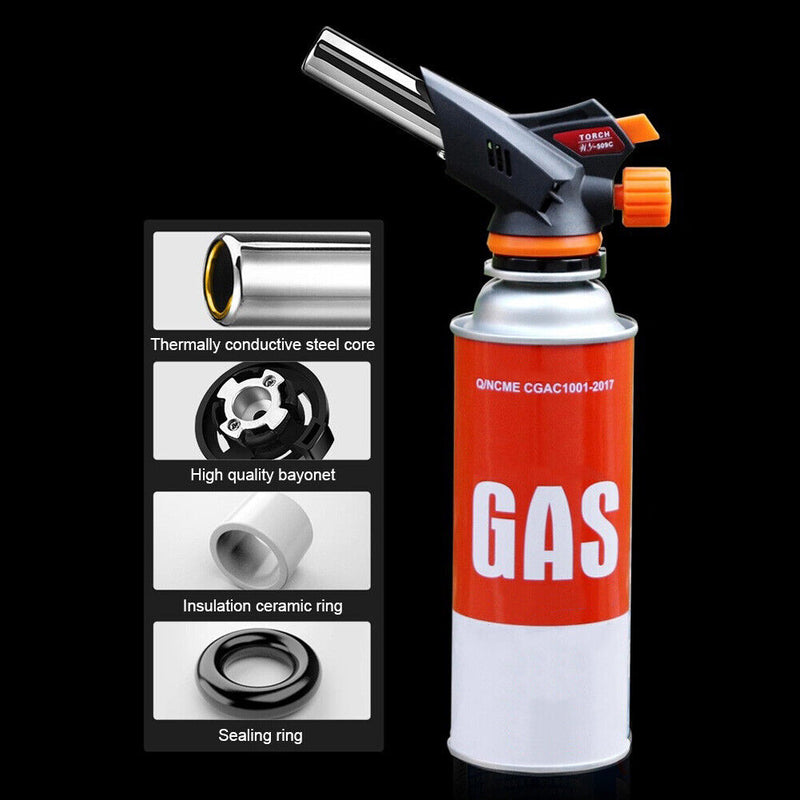 Electric Welding Torch Burner Nozzle Flamethrower Baking Gas Flame Gun Part