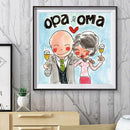 5D DIY Full Drill Diamond Painting Enjoying Couple Embroidery Mosaic Needlework