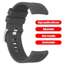 Silicone Wristband Strap for Huawei Watch GT 2 GT Honor Magic (Dark Gray) Newly