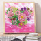 5D Diamond Painting Kit Heart Partial Special Shape Drill Rhinestone DIY