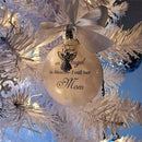 Christmas Tree Family Pendant Hanging Ornaments Memorial Ornament Feather Ball