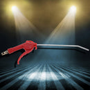 Red Plastic Handle Angled Nozzle Air Duster Blow Gun Pneumatic Tool (Long) Newly