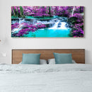 5D DIY Full Round Drill Diamond Painting Kit Waterfall Mountain Drawing Orn