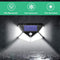 2pcs 100LED Solar Wall Lamp Waterproof Garden Wide Angle Motion Sensor Lamp
