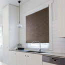 Self-Adhesive Pleated Blinds Half Blackout Window Curtain for Living Room Coffee