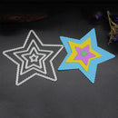 snowvirtuos 4pcs stars metal cutting stamps stencils DIY embossing scrapbooking