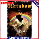 Rainbow Rising Retro Metal Plate Tin Sign Poster Plate Wall Art for Bar Club