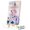 Rainbow Castle Oil Paint By Numbers Kit Canvas DIY Picture Hand Painted Wall Art