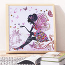 5D DIY Special Shaped Diamond Painting Butterfly Fairy Cross Stitch Kits