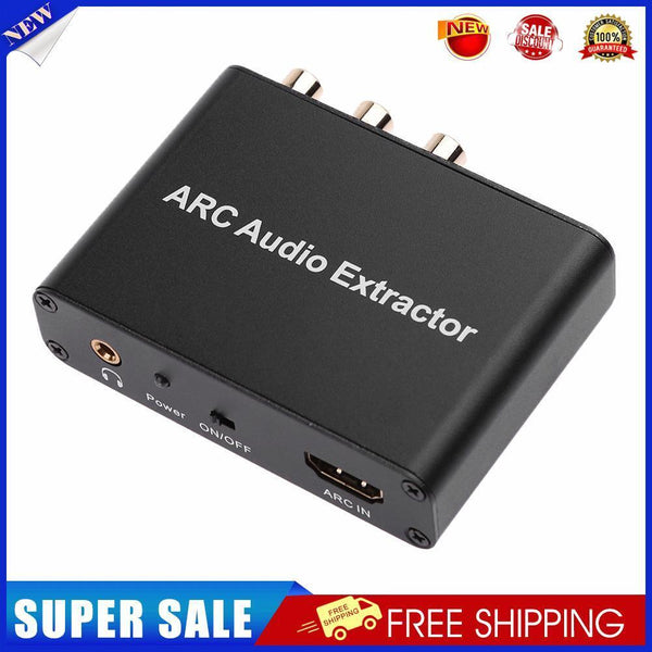HDMI-compatible ARC Audio Extractor Converter Adapter for Optical Fiber Coa