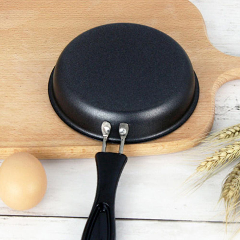 12cm Mini Egg Frying Pan Non-Stick Omelette Breakfast Flat Bottom Pan