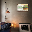 Garden Retro Metal Plate Tin Sign Plaque for Bar Pub Club Cafe Home Poster