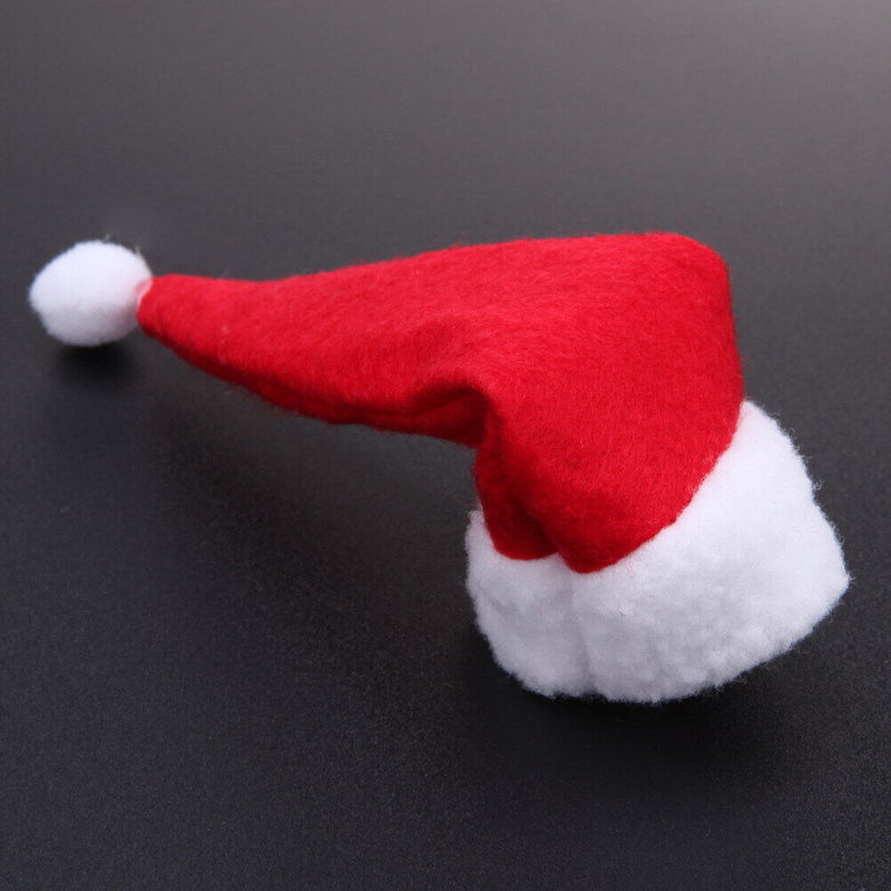 Christmas Wine Bottle Cover Christmas Hat Christmas Decorations Bottle Wic