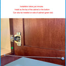 4pcs Stainless Steel Cabinet Door Hinge Restraint Limiter Braided Cable Locks
