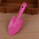 Sharp Integrated Iron Small Shovel Garden Spade Hardware Tools(Pink)