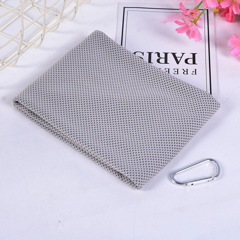 4pcs Yoga Sport Cold Cooling Towel Running Football Microfiber Summer Ice Towels