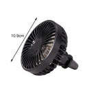 Car Accessories Colorful LED Summer Cooling Cooling Air Circulator Car Fan