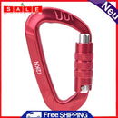 Lightweight Outdoor D-Shaped Backpack Carabiner Aluminum Alloy Bag Hanging Clasp