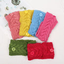 Color Soft Elastic Wide Hairband Thick Warm Knitted Headband Hair Accessories