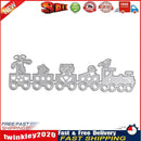 Cartoon Train Cutting Dies Stencil DIY Scrapbooking Album Card Newly