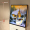 Snow House Rhinestone Mosaic Kit 5D DIY Full Drill Diamond Painting (B2338)
