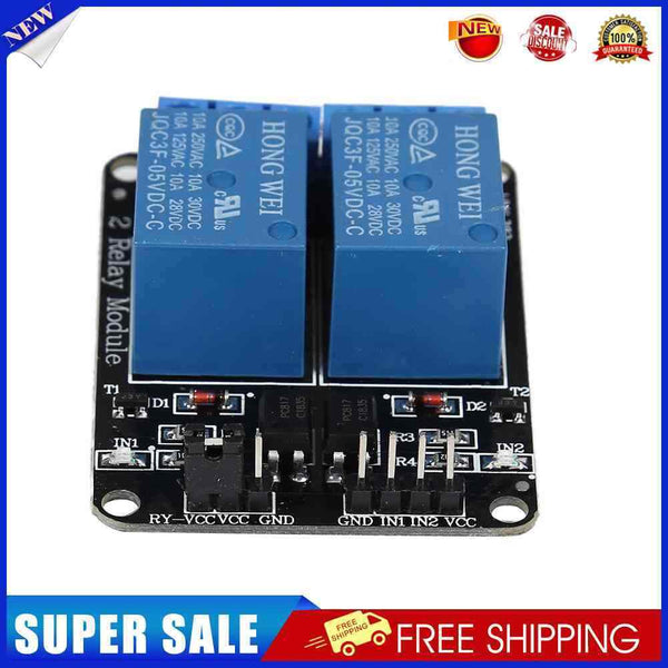 2 Way Relay Module w/Optocoupler Isolation Protection Expansion Board (5V)