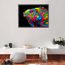 5D DIY Colorful Monster Full Round Diamond Painting Kit Mosaic Craft Rhines