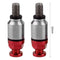 1 Pair M5x0.8mm Fork Air Bleeder Valves for Motocross Dirt Bike (Red)