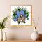 Frameless Oil Paint By Numbers DIY Blue Bow Bell Picture Craft Kit for Home