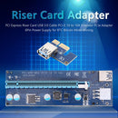 PCI Express Riser Card PCI-E 1X to 16X Extender PCIe Adapter for Bitcoin Miner
