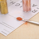 Stainless Steel Handmade Spoon Double Headed Dead Skin Push Remover Nail Clea