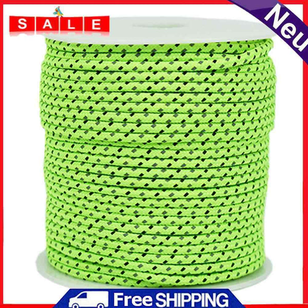 Survival Paracord 20m 4mm Reflective Parachute Cord Rope for Outdoor Hiking