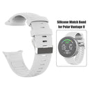 Silicone Watch Strap Wristband Bracelet Band for Polar Vantage V (White) Newly