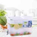 4L Refrigerator Cold Ice Kettle With Faucet Lemonade Water Tea Bottle Cool Newly