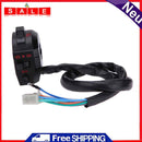 Dual Sport Aluminum Shell Left Switch Light Indicator Horn Car Styling for H
