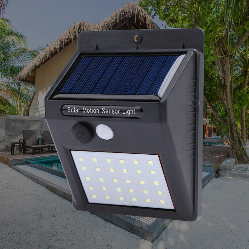 Solar Light Power Wall Waterproof Motion Sensor Lamp Garden Patio Decoration