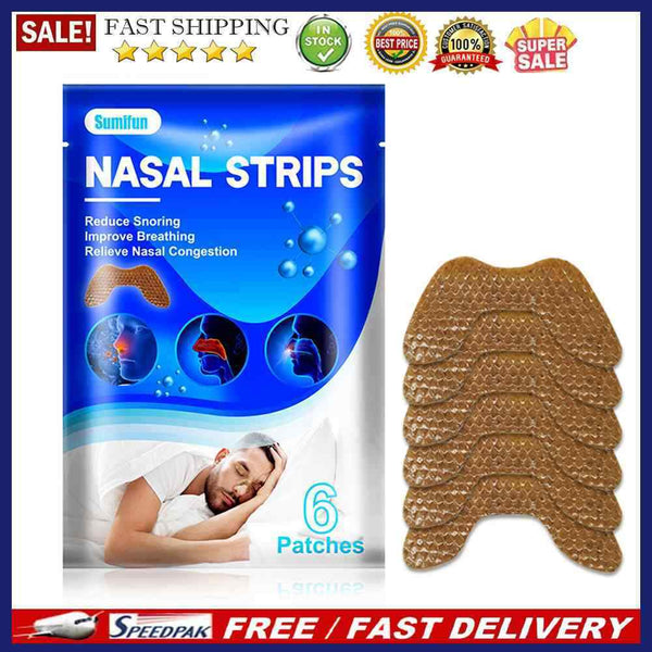 Anti Snoring Nasal Strip for Relief Nasal Congestion Allergic Rhinitis Sinu