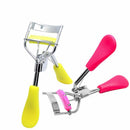 Cosmetic Big Eye Makeup Tool Eyelash Curler Tweezers Curling  Clip with Comb