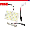 48 1206 SMD White Light Trim BA9S T10 Garland Hood 48 LED Indoor Car-B