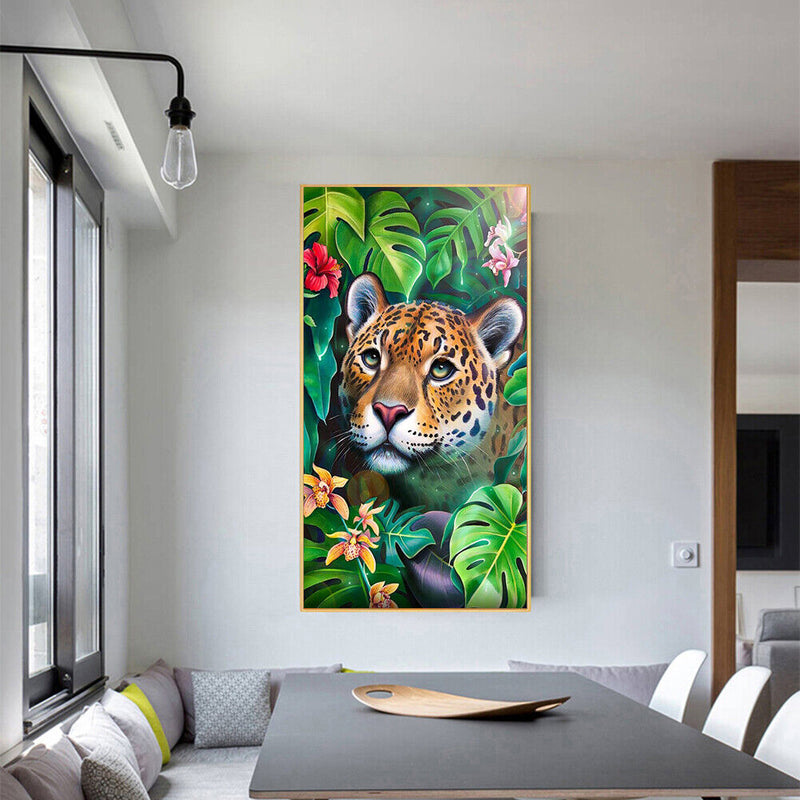 DIY Diamond Painting Kits Full Round Drill Tiger Mosaic Picture Home Decoration
