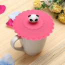 Cute Anti-dust Silicone Glass Cup Cover Coffee Seal Lid Cap (Panda)