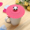 Cute Anti-dust Silicone Glass Cup Cover Coffee Seal Lid Cap (Panda)