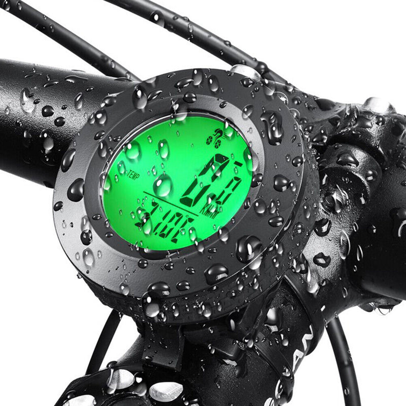 Bike Speedometer w/ Switchable Backlight Waterproof Road Bicycle Computer Newly