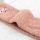 Christmas gift Thick Thickening Coral Velvet Socks Sleep Bed Sock Embroidery